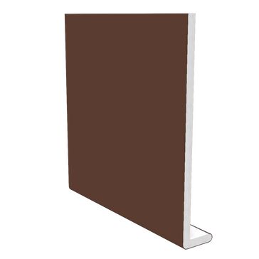 Freefoam Plain 10mm Fascia Board - Leather Brown (5m)