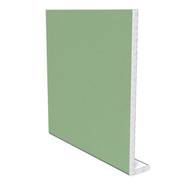Freefoam Plain 10mm Fascia Board - Woodgrain Chartwell Green (5m)