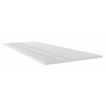 Freefoam 10mm Solid Soffit Double Vented General Purpose Board - White (5000mm)
