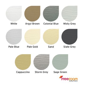 Freefoam 333mm Fortex Wood Effect PVC Shiplap Cladding - 5m