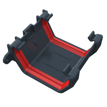Freeflow 114mm uPVC Square Gutter Union Bracket