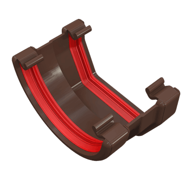 Freeflow uPVC Square To Round Gutter Adaptor