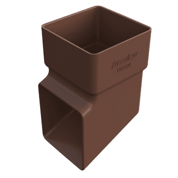 Freeflow 65mm uPVC Square Downpipe Shoe