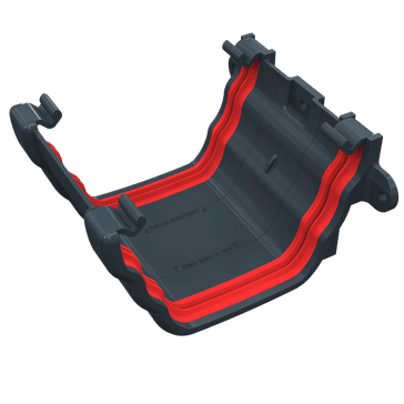 Freeflow 135mm uPVC Ogee Gutter Union Bracket