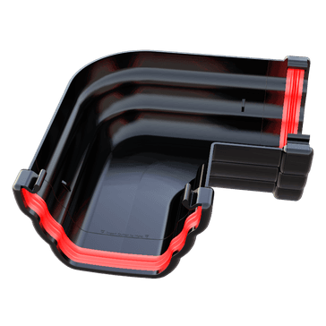 Freeflow 135mm uPVC Ogee 90