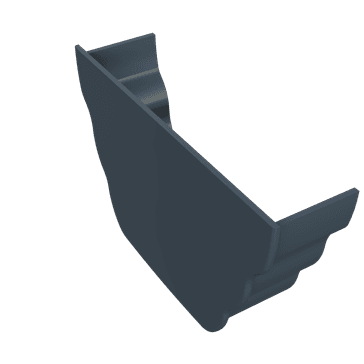 Freeflow 135mm uPVC Ogee Internal Stop End