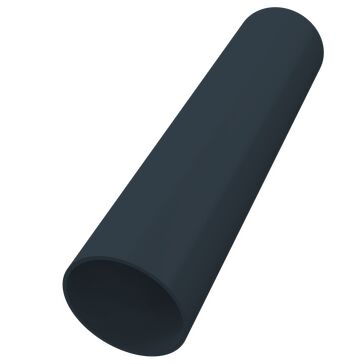 Freeflow 68mm Round Pipe (5.5m) - Cast Iron Black