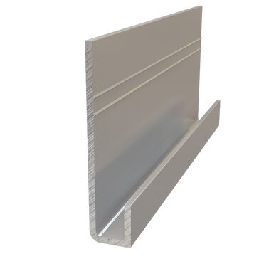 Freefoam X-Wood Cladding Aluminium Starter Trim (3m)