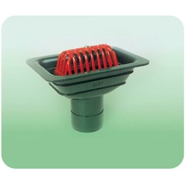 Caroflow 100mm Flat Roof Gulley Drainage Outlet (Spigot)