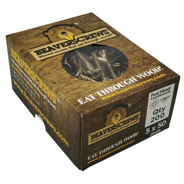 Beaverscrews Double Countersunk Pozi Head Woodscrews (Box of 200)