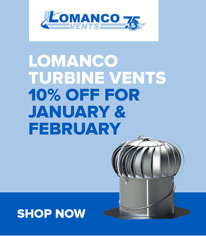 10% Off Lomanco Turbine Vents