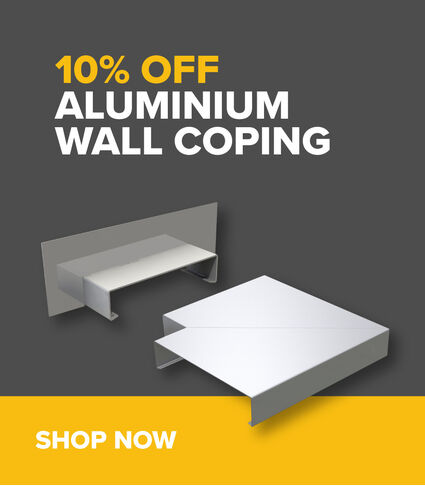 10% Off Aluminium Wall Coping