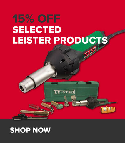 15% OFF Selected Leister Products