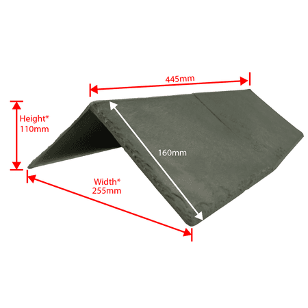 Roofing Ridge Hs Code TapcoSlate Classic Roof Ridge & Hip Cap - Universal from £4.49