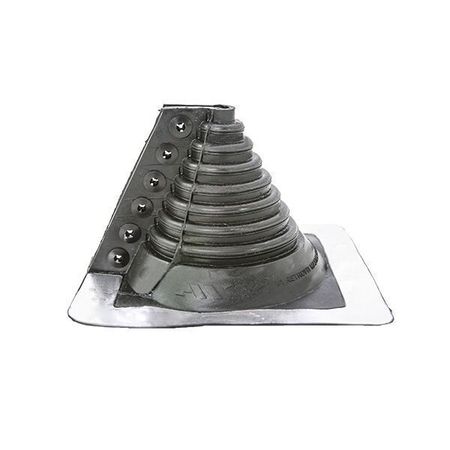 Lead Free Flashing 0 To 20 Degree, Black Cone, Black Base -  125mm 150mm Id - View #9