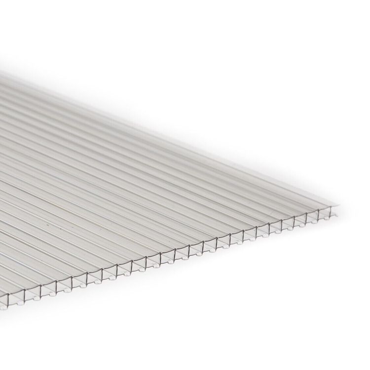 Force 4mm Clear Twinwall Polycarbonate Roof Sheet from £6.38