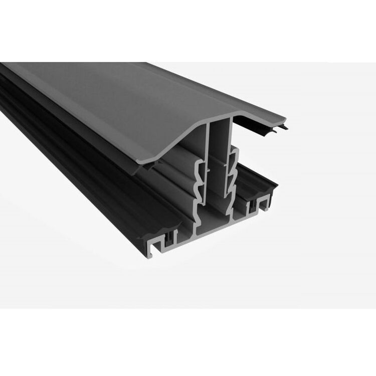 3m lengths and gasket sizes available Dark Brown Aluminium Screw Down 60mm Main Rafter Bar for Glass or Polycarbonate Conservatory Roof Various colours