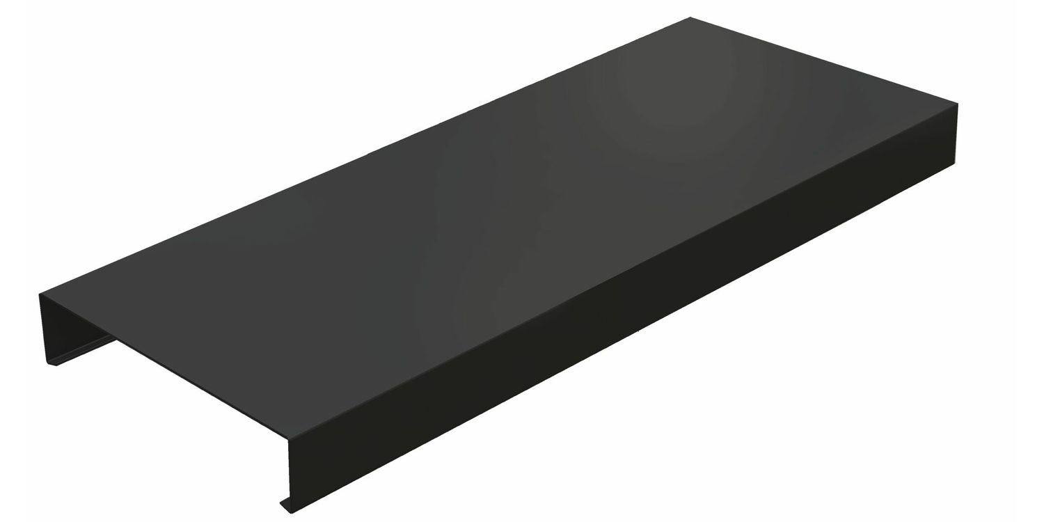 Alumasc Skyline Aluminium Flat Roof Wall Coping - 3m (includes fixing ...