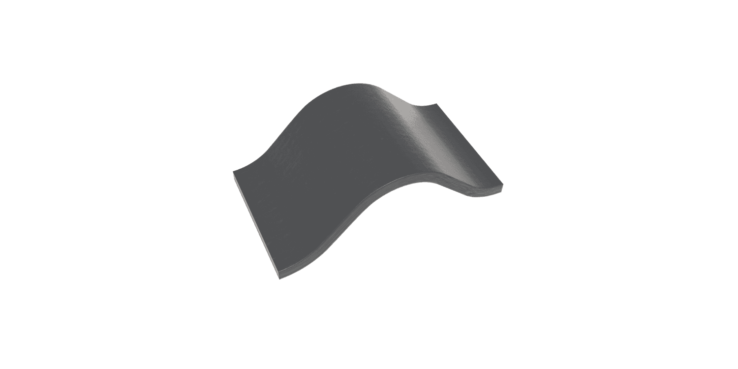 Eternit FarmTec Fibre Cement Two Piece Plain Wing Ridge from £14.49