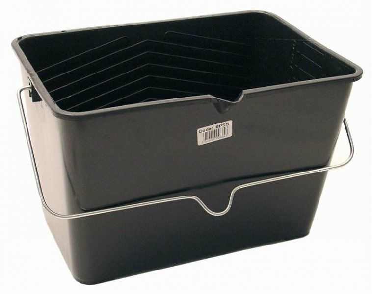 SupaDec DIY Decorating Mixing Pot With Handle Plastic Paint Kettle Lid - 2.5Ltr | UK