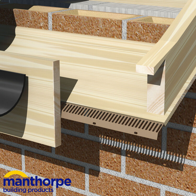 Manthorpe G821 10mm Soffit Vent Strips Pack of 10 from £32.74