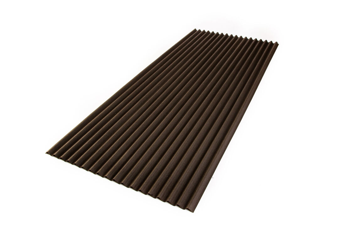 Onduline Mini Profile Corrugated Bitumen Roofing Sheet (Black) 2000mm x 866mm x 2.6mm only £11.85