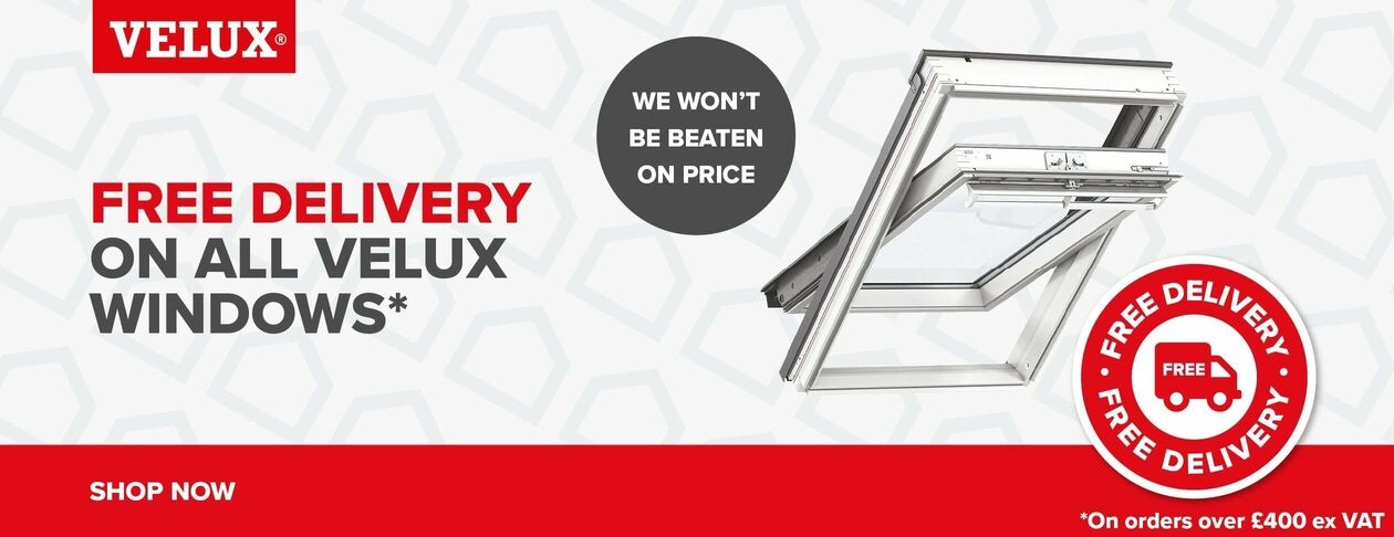 Free Delivery On All Velux Orders Over £400