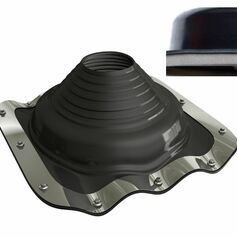 Dektite EZi-Seal Roof Pipe Flashing - Black EPDM (150 - 300mm)