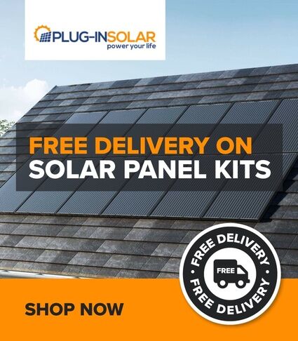 Free delivery on Plug-In Solar kits
