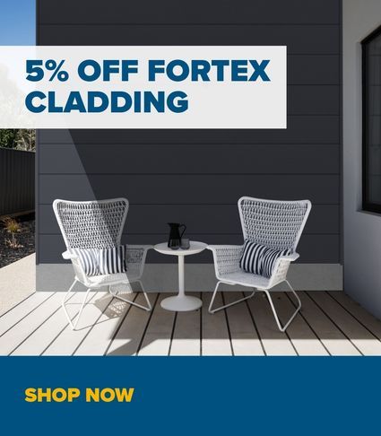 5% off Fortex cladding
