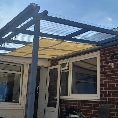 Customer image of Solstice 3" ASB Heavy Duty Corrugated PVC Roof Sheet - 1.1mm Thick