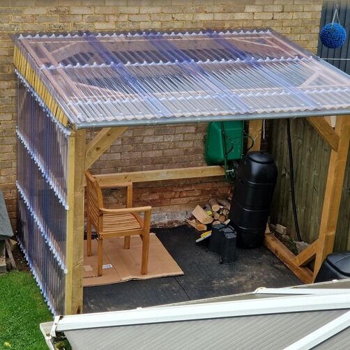 Customer image of Vistalux PVC Heavy Duty Corrugated Roof Sheet (Profile 3)