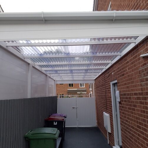 Customer image of Vistalux PVC Lightweight Corrugated Roof Sheet (Profile 3)