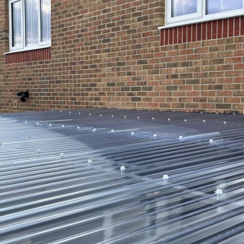 Customer image of Solstice 3’’ ASB Clear Caps with Screws (Pack of 20)