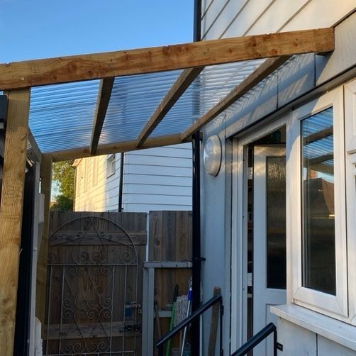 Customer image of Solstice 3" ASB Heavy Duty Corrugated PVC Roof Sheet - 1.1mm Thick