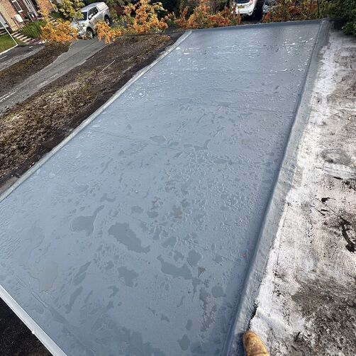 Customer image of Trade Line Single Layer Fibreglass Roof Kit (Dark Grey)