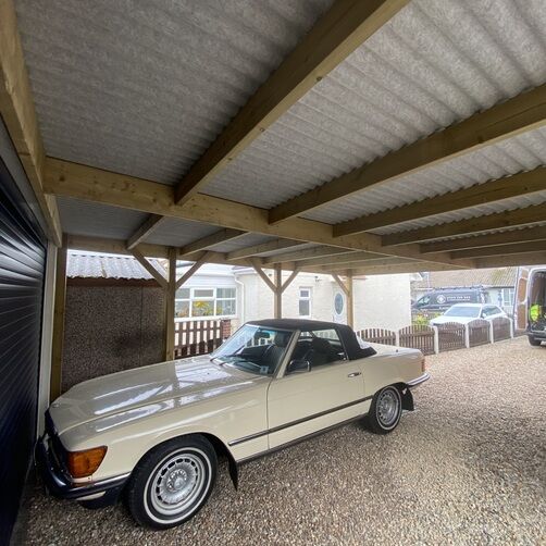 Customer image of Polyester Paint Coated Steel Corrugated Roofing Sheet (14/3) - Cut to Length