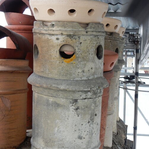 Customer image of Clay Redundant Chimney Flue Vent