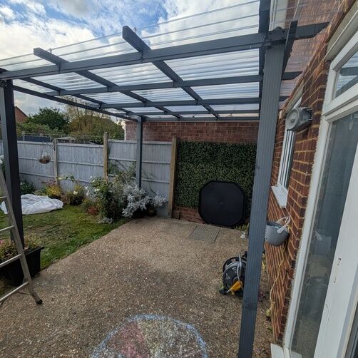 Customer image of Solstice PVC Corrugated Roofing Sheet