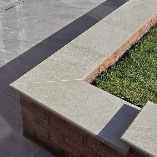 Customer image of Castle Porcelain Coping Stone