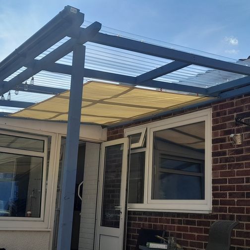 Customer image of Solstice 3" ASB Heavy Duty Corrugated PVC Roof Sheet - 1.1mm Thick