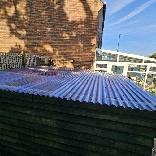 Customer image of Vistalux PVC Lightweight Corrugated Roof Sheet (Profile 3)