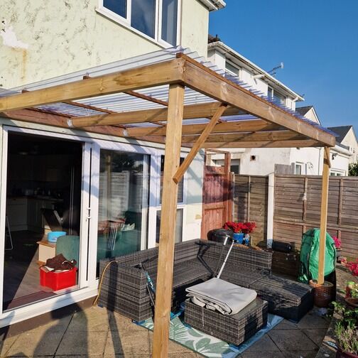 Customer image of Vistalux PVC Lightweight Corrugated Roof Sheet (Profile 3)