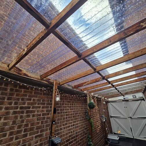 Customer image of Vistalux PVC Heavy Duty Corrugated Roof Sheet (Profile 3)