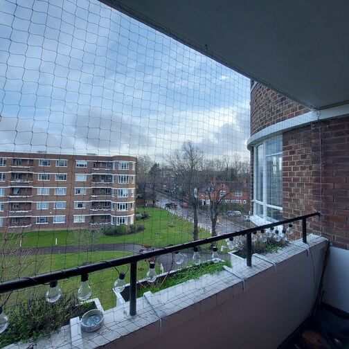 Customer image of 50mm Pigeon Netting Kit (For Masonry)