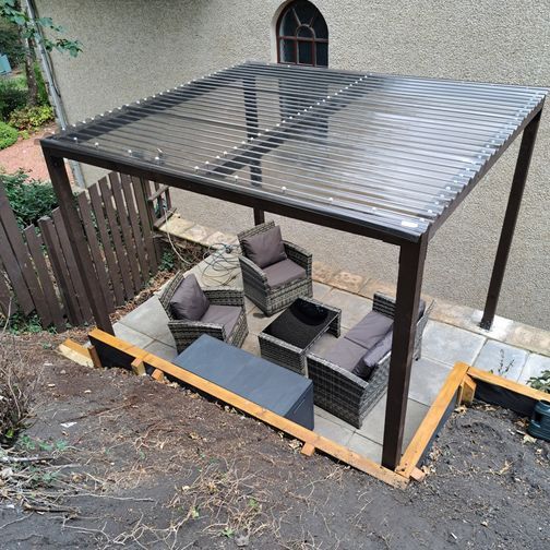 Customer image of Solstice PVC Corrugated Roofing Sheet