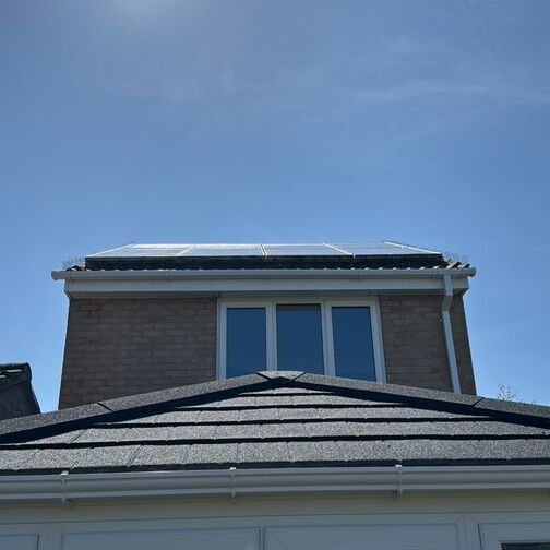 Customer image of Freefoam Freeflow 114mm uPVC Square Gutter Lengths - 4m