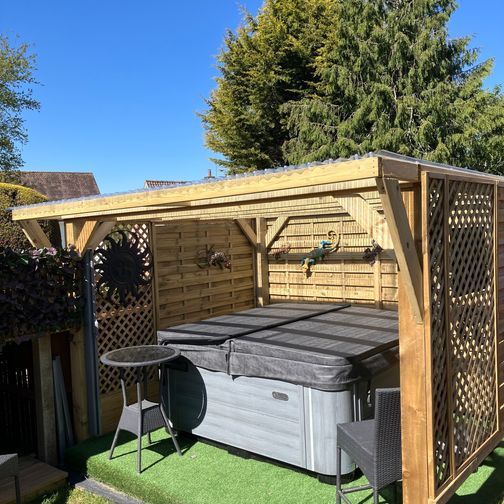 Customer image of Solstice 3" ASB Heavy Duty Corrugated PVC Roof Sheet - 1.1mm Thick