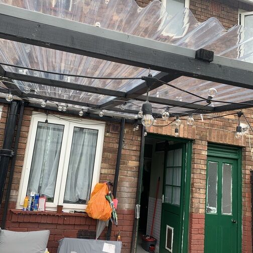 Customer image of Solstice PVC Corrugated Roofing Sheet