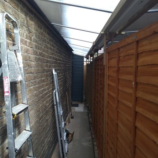 Customer image of RoofPro Polycarbonate Multi-Wall Roofing Sheet - Clear